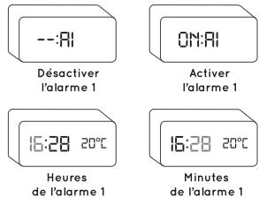 R-MUSIC WOOD INDUCTION - RÉGLAGE DE L'ALARMÉ - 1