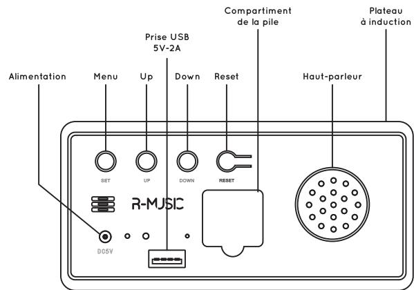 R-MUSIC WOOD INDUCTION - RECHARGE PAR INDUCTION - 1