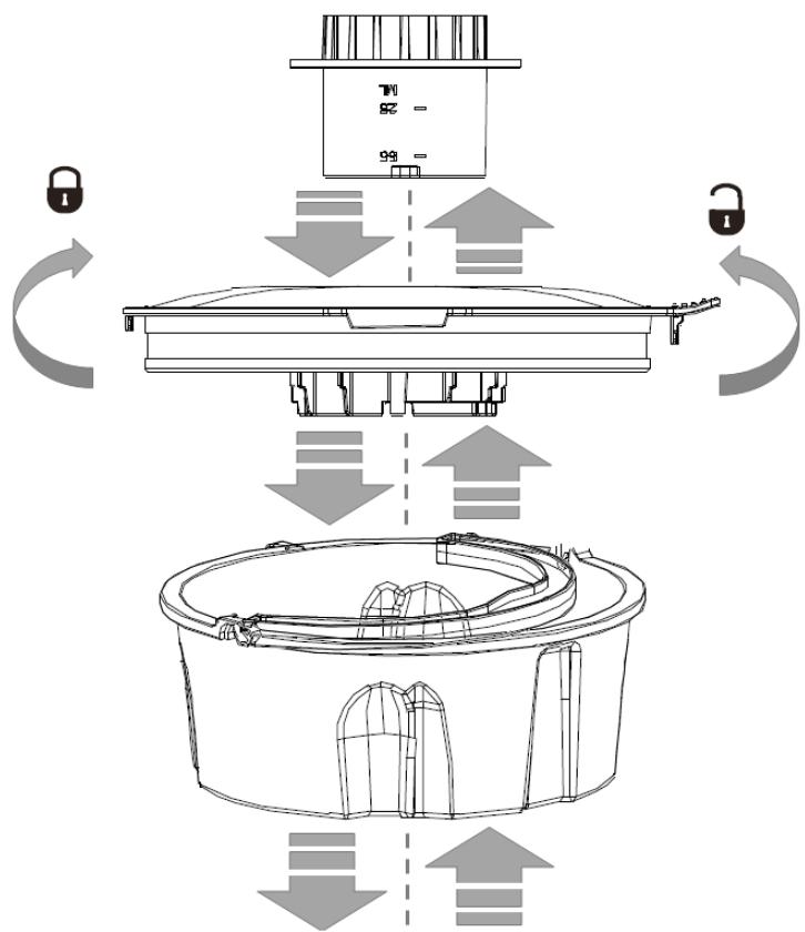TELEFUNKEN BLC5X - Montage et démontage de l'appareil - 1