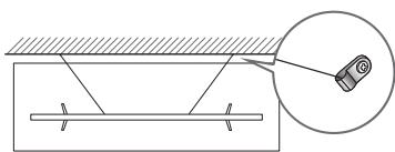 SAMSUNG UE50NU7025 - Verwendendes Kippschutzes - 2