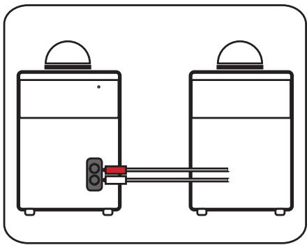 MYDEEJAY MY1ST KARAOKE V4 - CONNEXION DES DEUX ENCEINTES : - 1