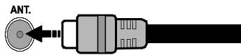 HIGH ONE HI5501UHD - Branchement de l'antenne - 1