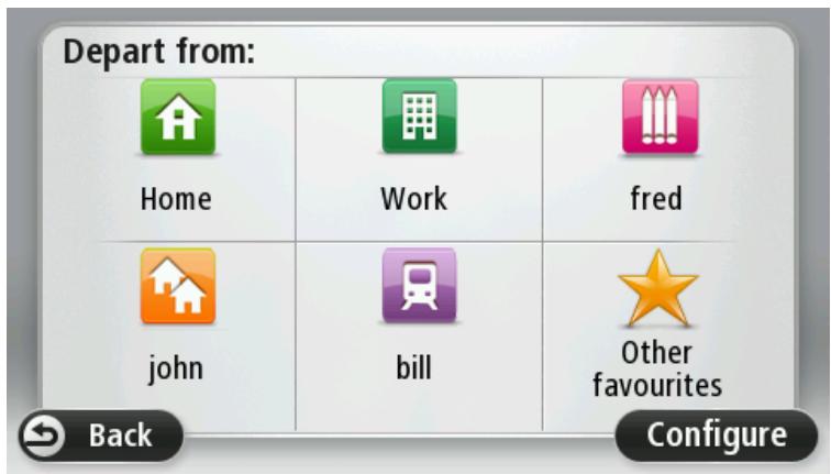 TOMTOM START 25 EU45 - Destinations fréquentes - 1