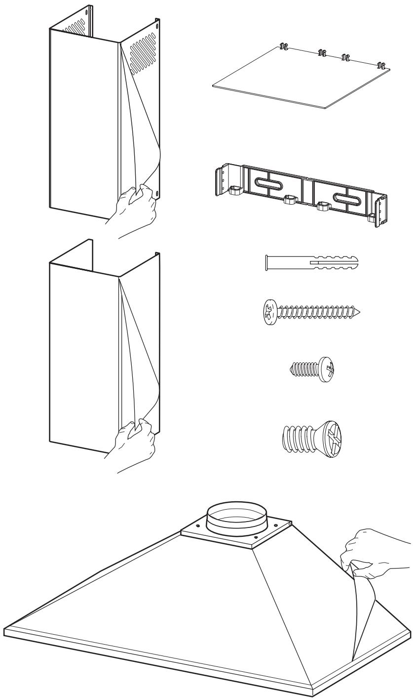 VALBERG DH 90 X367I 2 - Sustitución de las bombillas - 1