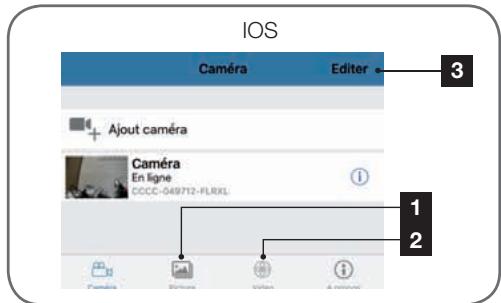 AVIDSEN Caméra Sécurité IP Intérieur - - LECTURE DES PHOTOS ET VIDEOS PRISES PAR LA CAMERA - 1