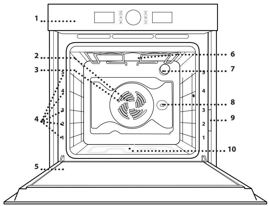 HOTPOINT FI4 485 P IX - DESCRIPTION DU PRODUIT - 1