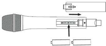 PARTY LIGHT&SOUND PARTY-200UHF V2 - RECOMMENDATIONS FOR BATTERIES - 1