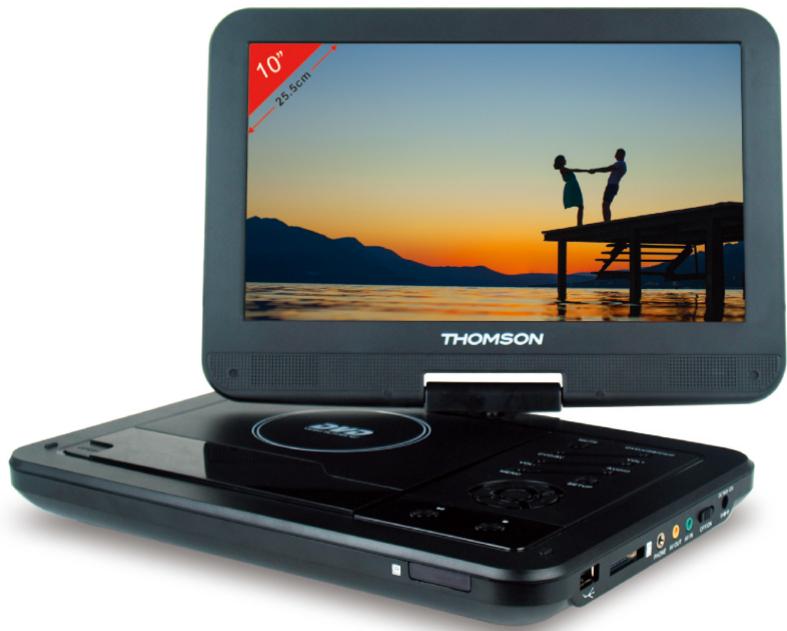 THOMSON THP360 - THP360 DVDVIDEOPLAYER10”BUILT-IN - 1