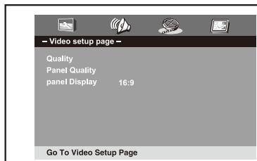 THOMSON THP360 - Page de configuration video - 1
