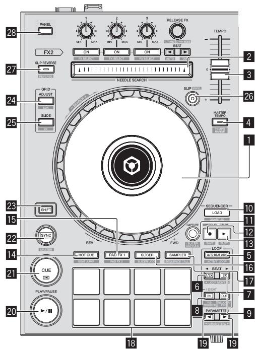 PIONEER DJ DDJ RR - Section Platines - 1