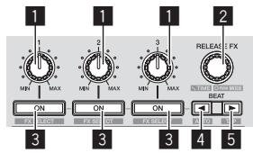 PIONEER DJ DDJ RR - Section des effets - 1