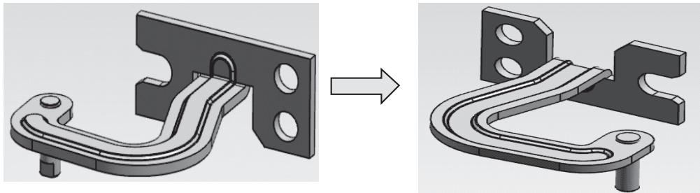 VALBERG UF NF 259 A++ W625C - Changement d'ouverture droite/gauche de la porte - 7