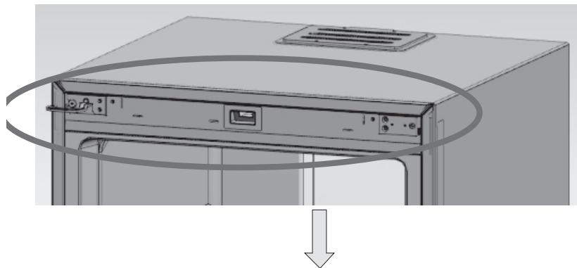 VALBERG UF NF 259 A++ W625C - Changement d'ouverture droite/gauche de la porte - 11