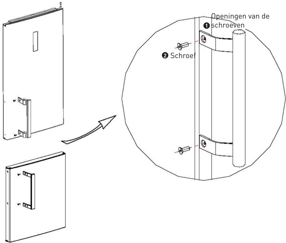 VALBERG UF NF 259 A++ W625C - Installatie van het handvat van de deur - 1