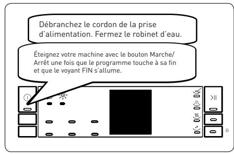 VALBERG 12S45 A++ X701T - Metre la machine hors tension - 1