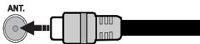 HIGH ONE HI3903HD-VE - Branchement de l'antenne - 1