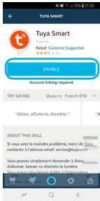 LOGICOM HOME Pluggy - Link TuyaSmart account to Alexa - 3