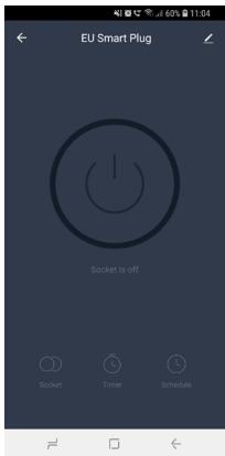 LOGICOM HOME Pluggy - You can now tap on the product to open the control interface : - 2