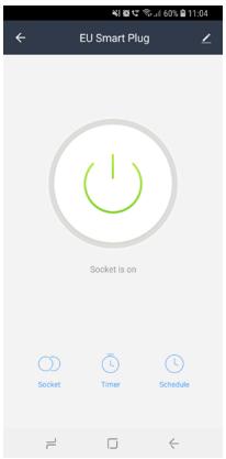 LOGICOM HOME Pluggy - Vous pouvez appuyer sur le produit pour ouvrir l'interface de contrôle : - 1