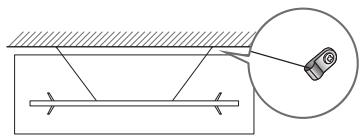 SAMSUNG QE55Q6FNAT - Verwendendes Kippschutzes - 2