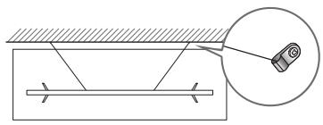SAMSUNG QE55Q6FNAT - Preventing the TV from falling - 2