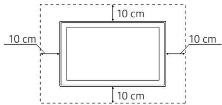 SAMSUNG QE55Q6FNAT - Providing proper ventilation for your TV - 2