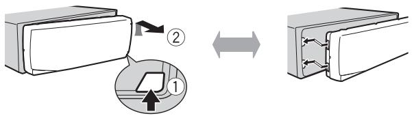 PIONEER MVH-S410BT - Extracción del frontal - 1