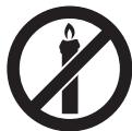 SHARP XLB510BK - In order to prevent fire always keep candles and other open flames away from this product. - 1