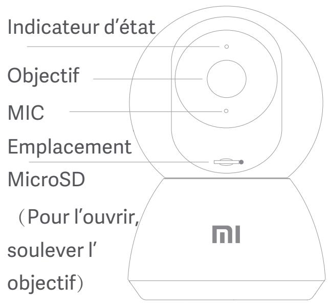 Xiaomi MI HOME - Caméra de sécurité 360^ 1080P Mi Home - 1