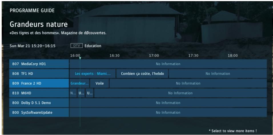 POLAROID TQLED75P - GUIDE DES PROGRAMMES TÉLÉ (POUR TNT SEULEMENT) - 1