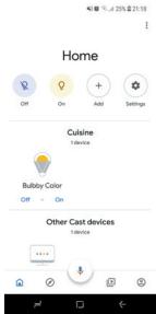 LOGICOM Bulbby Eco E27 - Synchroniser votre compte TuyaSmart avec Home Control - 3