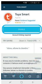 LOGICOM Bulbby Eco E27 - Link TuyaSmart account to Alexa - 3