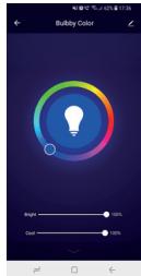 LOGICOM Bulbby Eco E27 - Vous pouvez appuyer sur le produit pour ouvrir l'interface de contrôle : - 3