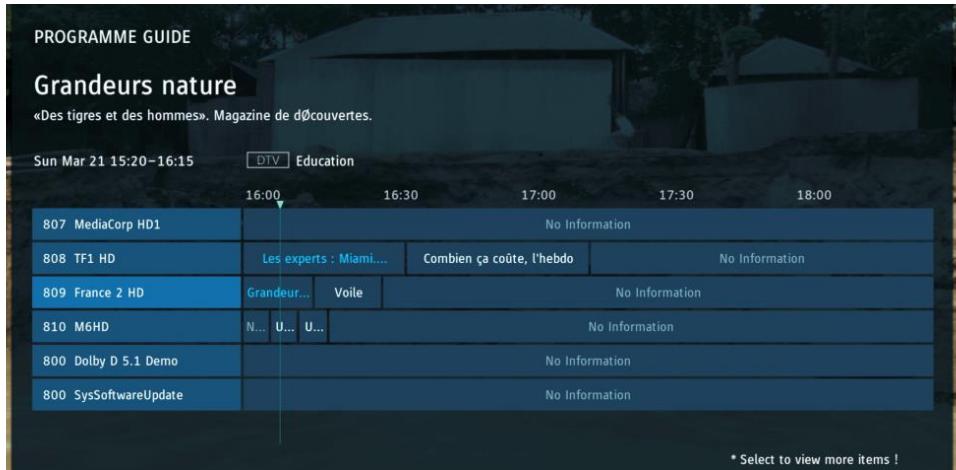 POLAROID TQLED50P - GUIDE DES PROGRAMMES TÉLÉ (POUR TNT SEULEMENT) - 1