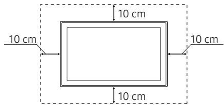 SAMSUNG UE49RU7305 - Television ilmankierron takaaminen - 2
