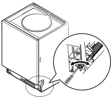 VALBERG FBI 14S47 A+++ S929C - Stap 3. Regeling van de spanning van de deurveren - 1
