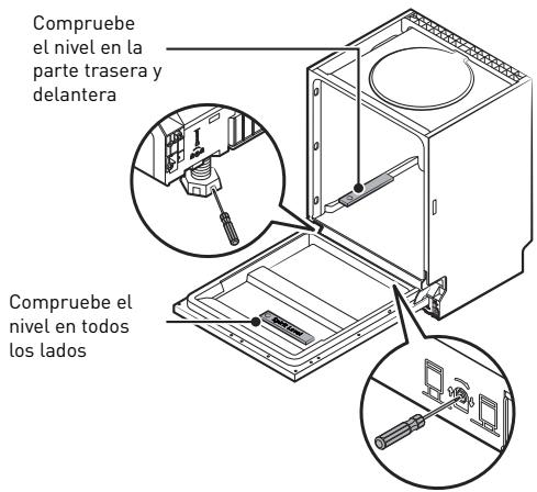 VALBERG FBI 14S47 A+++ S929C - Etapa 5. Nivelado del lavavajillas - 1