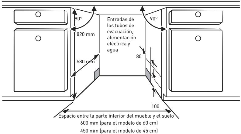 VALBERG FBI 14S47 A+++ S929C - Etapa 1. Elija el mejor emplazimiento para el lavavajillas - 1