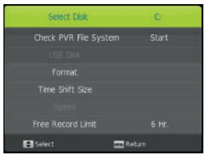 POLAROID TVLED32HDP - PVR-Dateisystem - 1