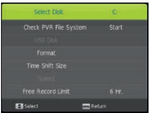 POLAROID TVLED32HDP - PVR-bestandssysteem - 1