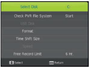 POLAROID TVLED32HDP - Sistema de archivos PVR - 1