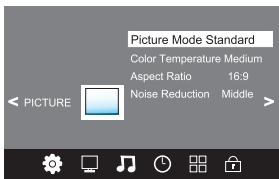 POLAROID TVLED24HD - MENU IMAGE - 1