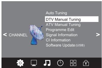 POLAROID TVLED24HD - DTV Handmatig Afstemmen (DVB-T) - 1