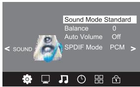POLAROID TVLED24HD - MENU AUDIO - 1