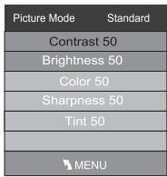 POLAROID TVLED24HD - BEELDMENU - 2