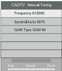 POLAROID TVLED24HD - Manuelle DTV-Abstimmung (DVB-C) - 2