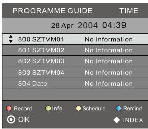 POLAROID TVLED24HD - Menu EPG (Guía electrónica de programas). - 1