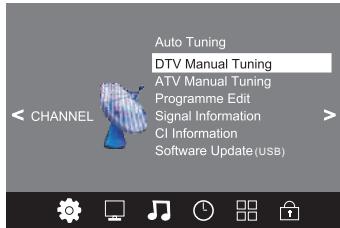 POLAROID TVLED24HD - Sintonia manual DTV (DVB-T) - 1