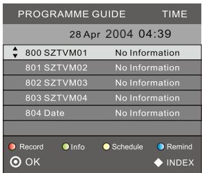 POLAROID TVLED24HD - EPG-MENU (elektronischer Programmführer) - 1