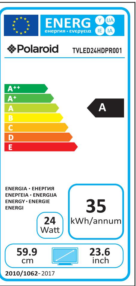 POLAROID TVLED24HD - ZUBEHÖR: - 1